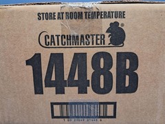 (48 Traps) Catchmaster Black Tray Glue Boards Rat Traps Professional Pack