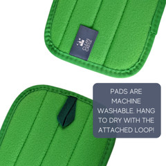 Clean Castle 12″ Reusable Premium Microfiber Mop Pads – 8 PACK