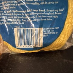 VTG Quickie Swivel-Flex Type D Dry Dust Mop Refill Washable Rectangular 0654