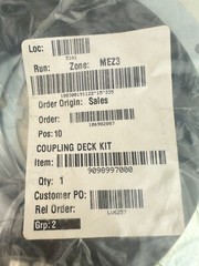 Advance 9098997000 COUPLING DECK KIT *INCOMPLETE?*
