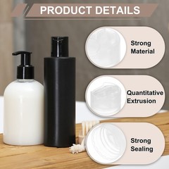 12Pcs Clear Disc Top Caps Replacement 28/410 Press Disk Cap 1.3×1.2×1.1”