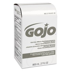 GOJO 921212EA 800 mL Ultra Mild Lotion Soap Refill – Coconut Scent New
