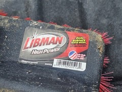 LIBMAN 516.0 Brush Head, Dual Surface Scrubber, Scrubbing Surface, 10″ x 6″