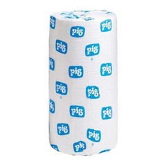 Pig Mat419 Sorbent Roll, 40 Gal, 30 In X 300 Ft, Oil, White, Polypropylene