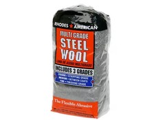 Assorted Steel Wool Pads 12 Pack Fine Medium Coarse