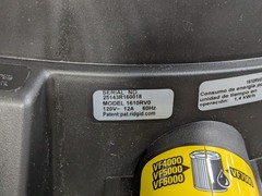 Ridgid Portable Electric Wet / Dry Vacuum 16 Gal Stainless Steel Tank 120v 50353