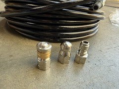 100ft Sewer Jetter Pressure Washer 5800PSI Hose Kit Clean Plumbing Drain Pipe