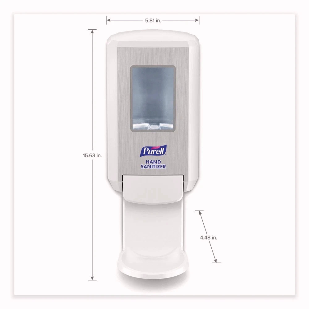 PURELL 512101 CS4 1,200 mL Hand Sanitizer Dispenser – White (1/CT) New