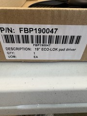 Malish 19″ ECO-LOK Pad Driver / Pad Holder, FBP190047 Floor Scrubber Accessory