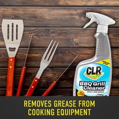 CLR Brands Grill Cleaner and Degreaser Spray, 26 26 Fl Oz (Pack of 1), clear