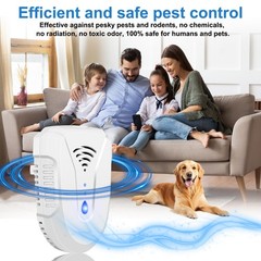 Seozio 2026 Upgraded Ultrasonic Pest Repeller 6 Pack Mouse Repellent Indoor