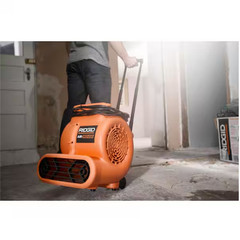 RIDGID 1625 CFM 3-Speed Portable Blower Fan Air Mover with Collapsible Handle