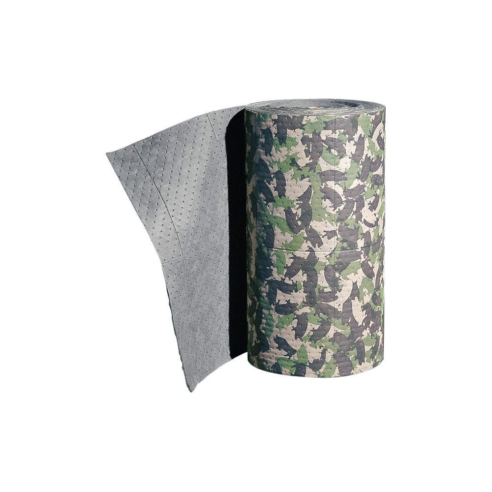 PIG MAT269 Absorbent Roll,Universal,Grn/Tan,150ft L 30PZ87