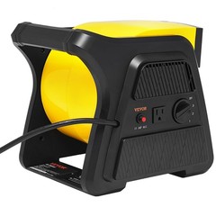 600CFM 300° Adjustable Air Mover, High Velocity Floor Blower for Drying Cooling
