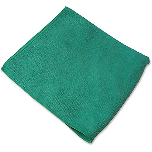 Genuine Joe GJO39505 Microfiber Cloth 12/Dozen Green