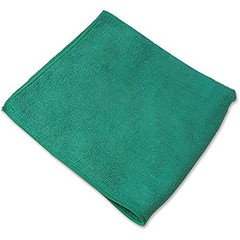 Genuine Joe GJO39505 Microfiber Cloth 12/Dozen Green