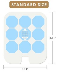 24 Pack Refills Glue Cards for Safer Home, 3.81*3.14 inches, DT3005W 24
