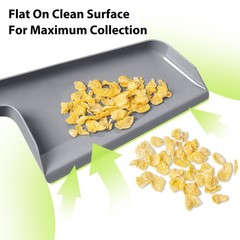 Lumkew Small Broom and Dustpan Set, Hand Mini Dust-Pan 1 Piece, Gray