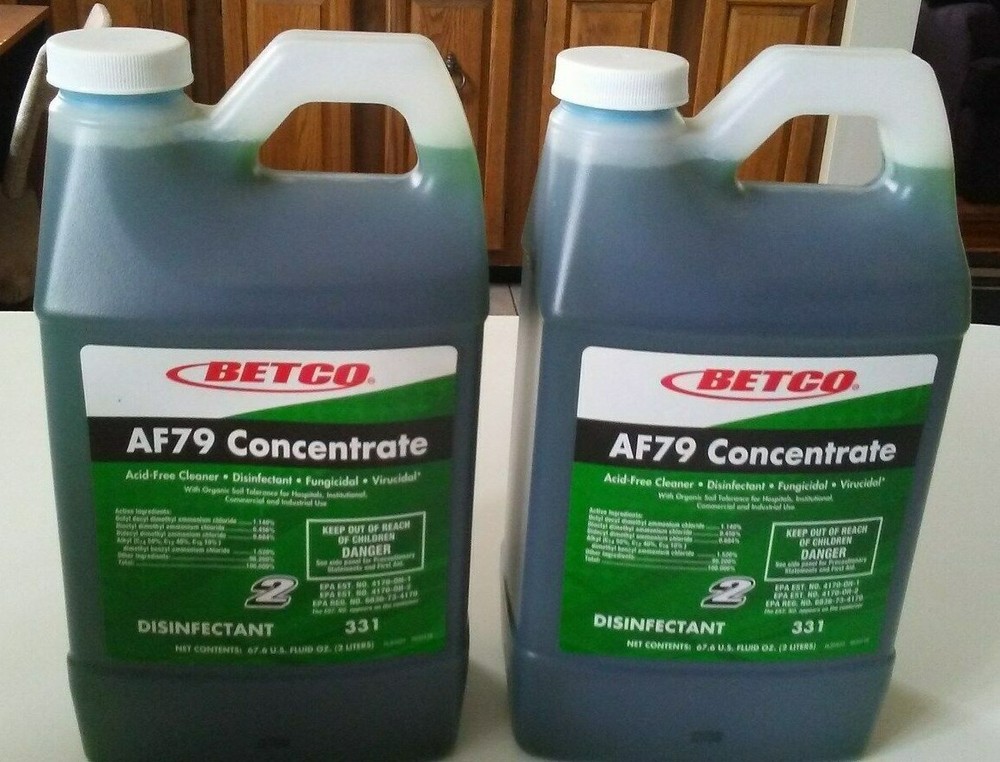 (TWO) Betco Fastdraw AF79 #2Concentrate Bathroom Cleaner 33147-00 (2 – 2 L)