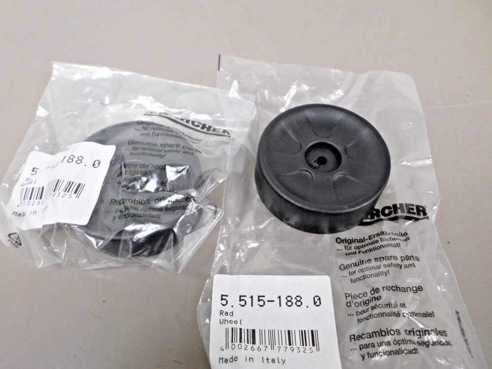 2 – Windsor Karcher 5.515-188.0 Wheels 83mm Diameter x 26mm Width x 6mm Shaft