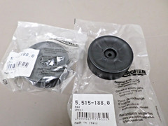 2 – Windsor Karcher 5.515-188.0 Wheels 83mm Diameter x 26mm Width x 6mm Shaft
