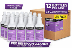 Coastwide CW112RU32ACT Restroom Bowl Cleaner 32oz Acid Toilet Cleaner 12/Case