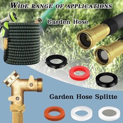 129 PCS Garden Hose Washers Shower Head Gaskets with Screen Filter,Silicone…