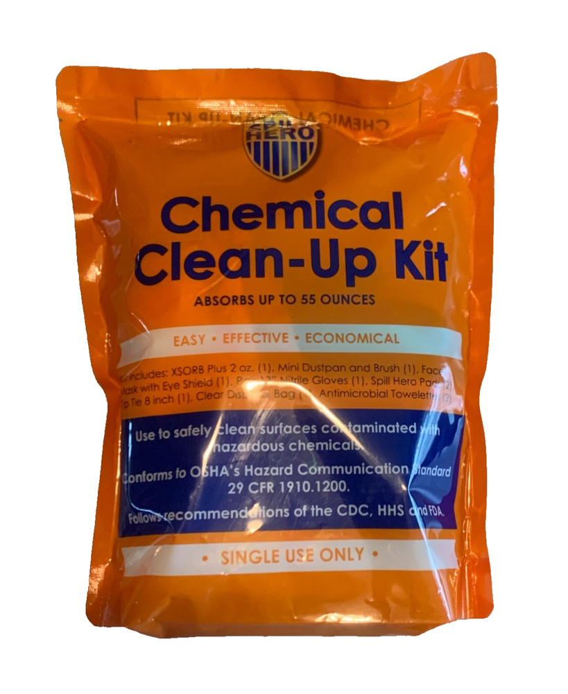 Spill Hero Chemical Clean-Up Kit – Single Use