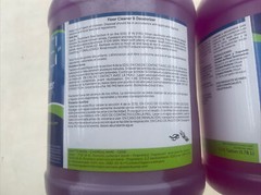 Floor Cleaner Deodorizer Case Of Two 1-Gallon Bottles- Global Industrial