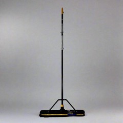 QUICKIE Jobsite Broom Soft/Stiff Combo 24″ X 63″ Red & Black 635SU