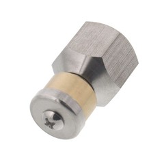 Erie Tools Rotating 3/8″ Sewer Jetter Nozzle for Drain Cleaning 3.5 Orifice