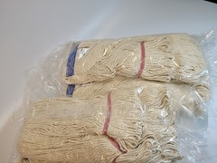 4 Pack Skyline Cedar Commercial #40 Extra Heavy Looped-End Mop Head – 97415-RD-N