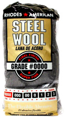 Homax Rhodes American #0000 Super Fine Grade Steel Wool – 12 Pads
