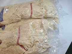 4 Pack Skyline Cedar Commercial #40 Extra Heavy Looped-End Mop Head – 97415-RD-N