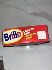 Vtg Brillo Scrubbers Copper Cleansing Pads 2 Pack New Old Stock