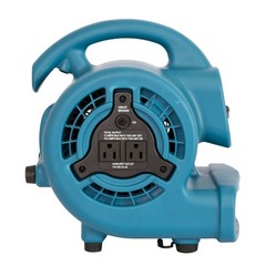 P-80A 600 CFM Multi-Purpose Mini Air Mover, Utility Fan, Dryer, Blower – Blue