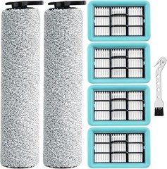 “Vacuum Parts Kit – 2 Brush Rolls + 4 Filters Fits Bissell 3831HF2/3845