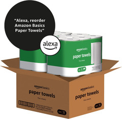 2-Ply Flex-Sheets Paper Towels, 12 Basics Rolls = 32 Regular Rolls, Everyday …