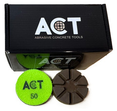 3″ 50 Grit Semi-Metal Diamond Polishing Pads – Concrete (Set-12)