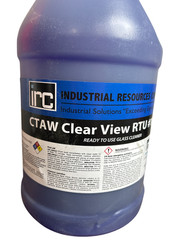 IRC CTAW Clear View RTU #1034-1 Ready To Use Glass Cleaner 1 Gallon