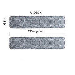 Microfiber Mop Pads 24 inch Replacement 15 IN MOP PADS, 24 in