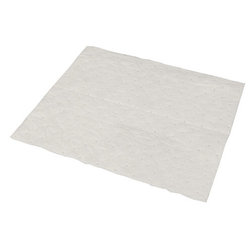 TaskBrand – Oil-Only Absorbent Mat (OS-MAB-P) Oil Pads 15″ x 28″ White 100PADS