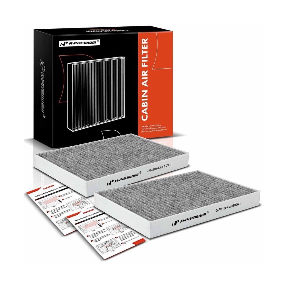 A-Premium 2-PC Cabin Air Filter with Activated Carbon Compatible wi… Fast Ship
