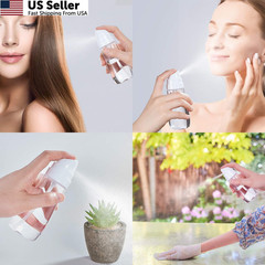 Yolaist Small Spray Bottle with Fine Mist, 2 Pack 100ml, transparent