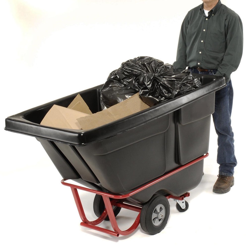 Tilt TRASH BIN – 1400 lbs Capacity – 1/2 Cubic Yard – Portable – Waste – Garbage