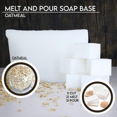 Oatmeal Soap Base – Melt and Pour Glycerin