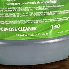 Betco FastDraw 3 Top Flite 150 Cleaner Concentrate 2L Bottle New