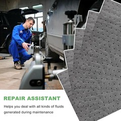 Efficient 10 PCS Spill Control Mats 13″ x 10″ for Automotive & Workshop