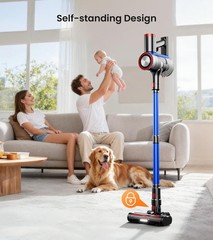 Nadaly Cordless Vacuum Cleaner 550W 45Kpa 65Mins Vacuum Cleaners For Home Stick