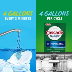 Cascade Complete Powder Dishwasher Detergent, 75 Ounce (Pack of 1), White